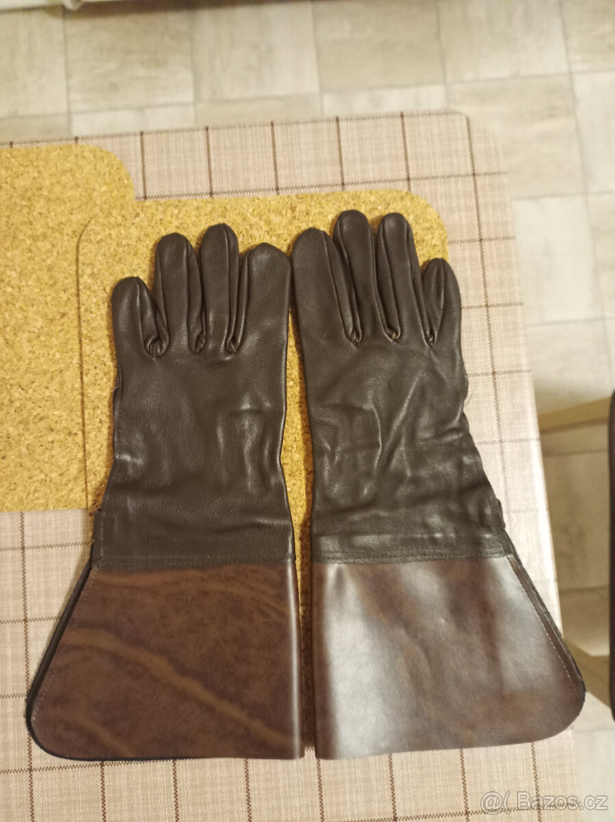 Retro rukavice kožené
