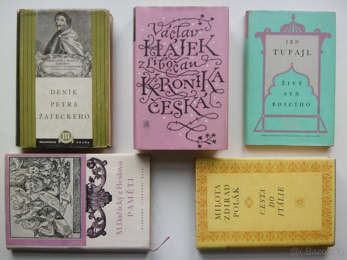 Živá díla minulosti:Kroniky,deníky,paměti nejen z čes. dějin