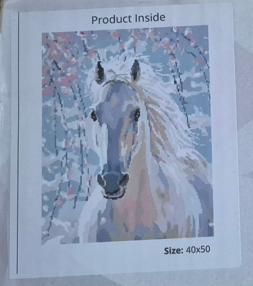 NOVÝ DIAMANTOVÝ OBRÁZEK KŮŇ