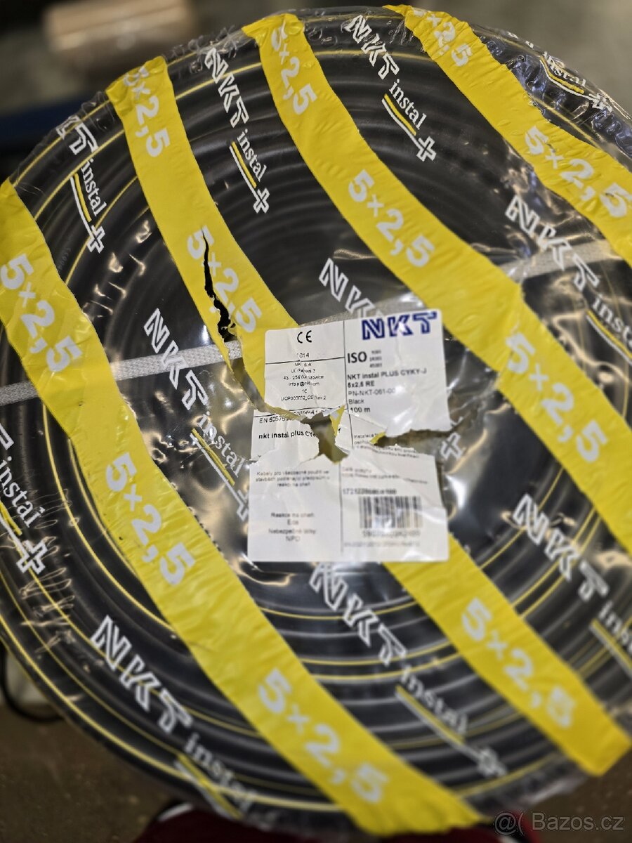 Kabel 100m 5x2.5 mm cyky