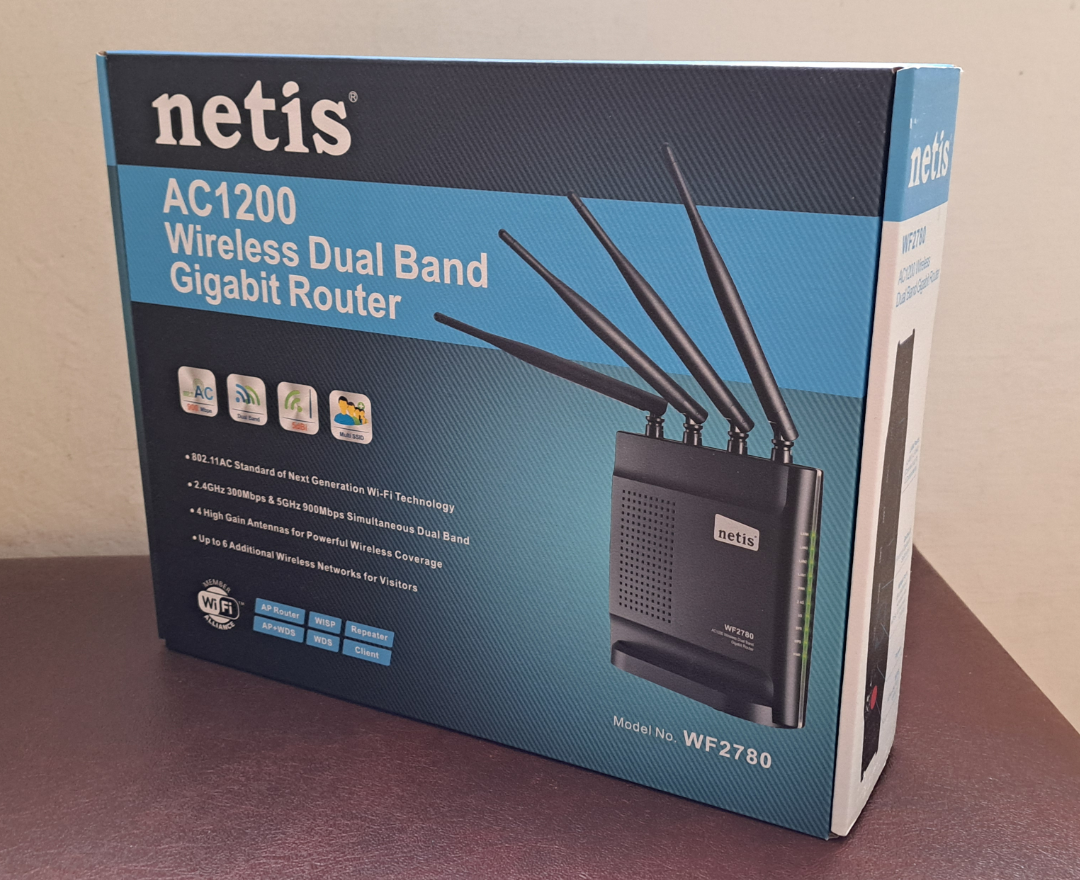 WiFi router Netis AC1200 Dual Band Gigabit router WF2780 - Praha 6 ...