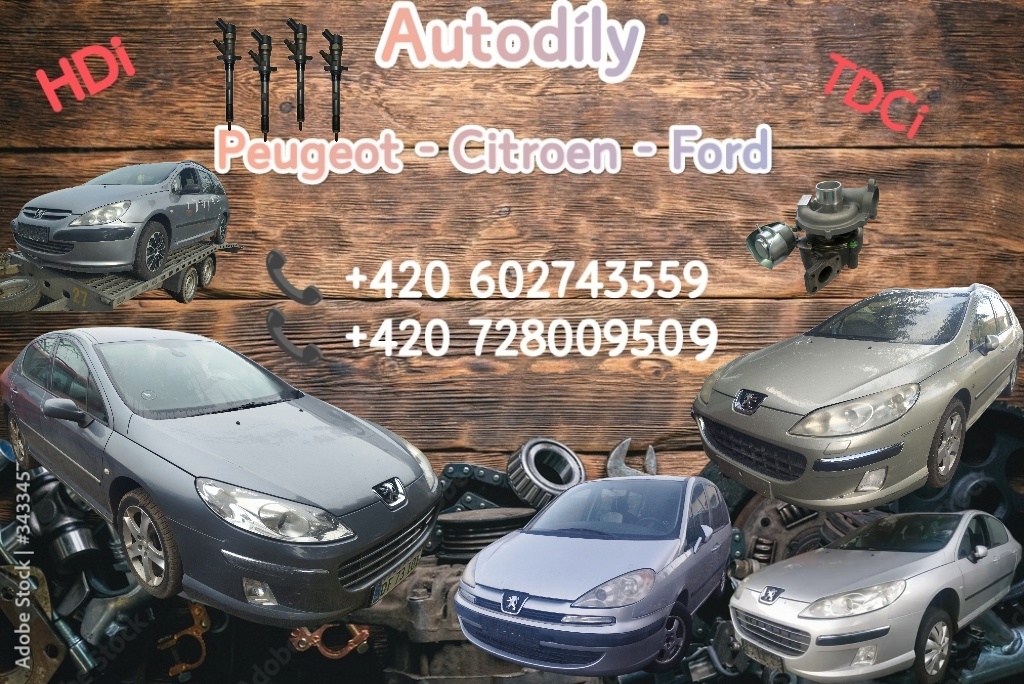 Veškeré náhradní díly Peugeot Citroen