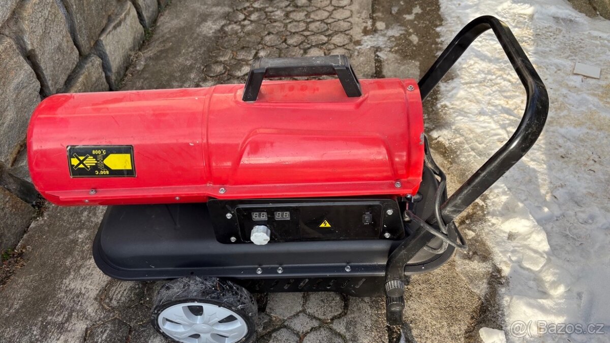 Mobilní naftové topidlo 20 kW - použité