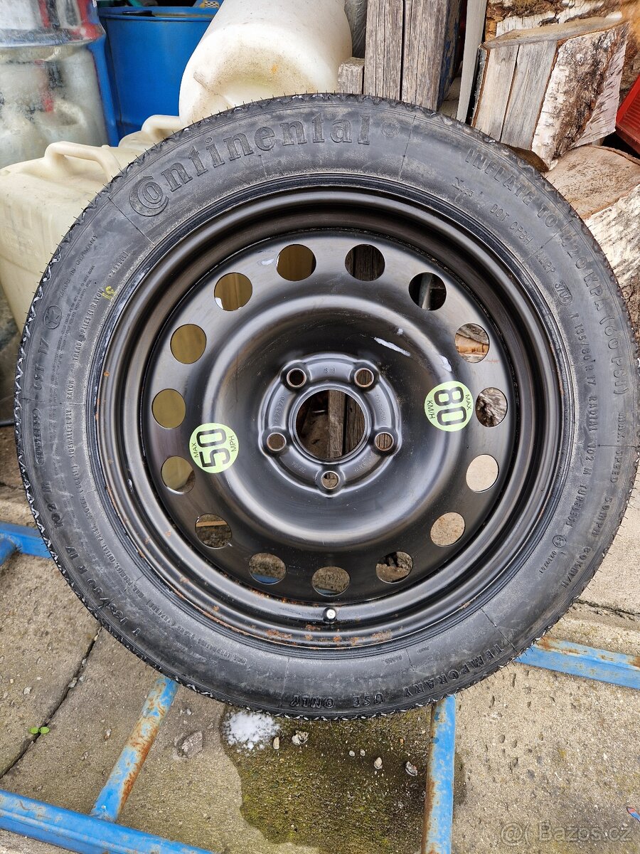Dojezdové kolo, rezerva BMW