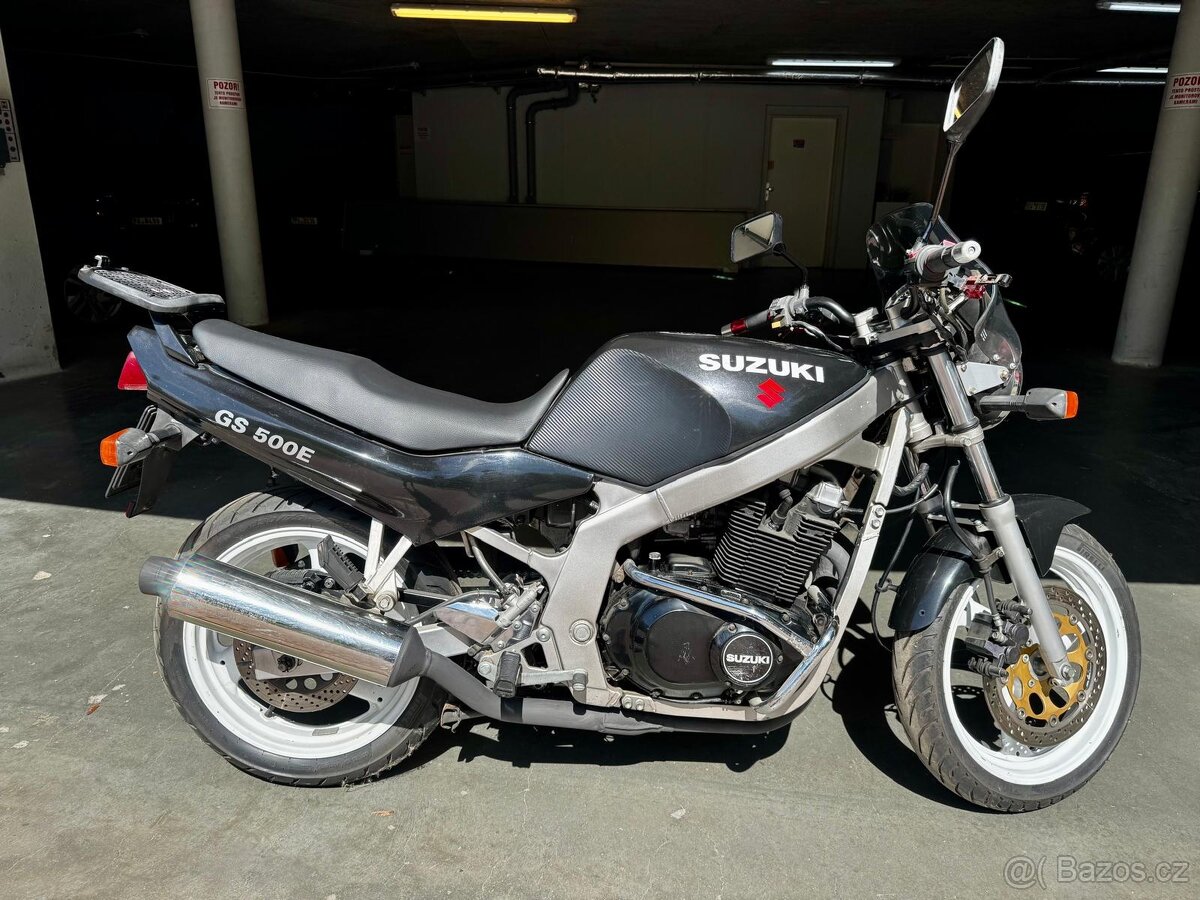 Suzuki GS500E (1992), snížená, po servisu, STK 07/26