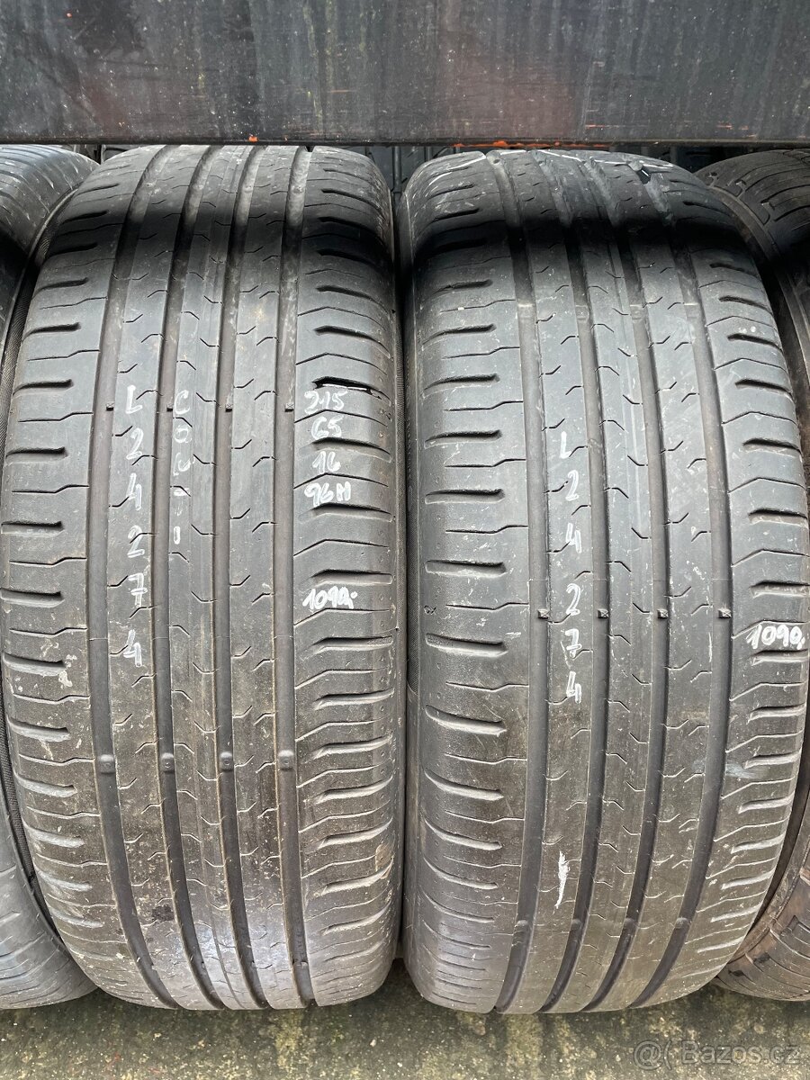 2ks Letní pneu Continental 215/60 R17