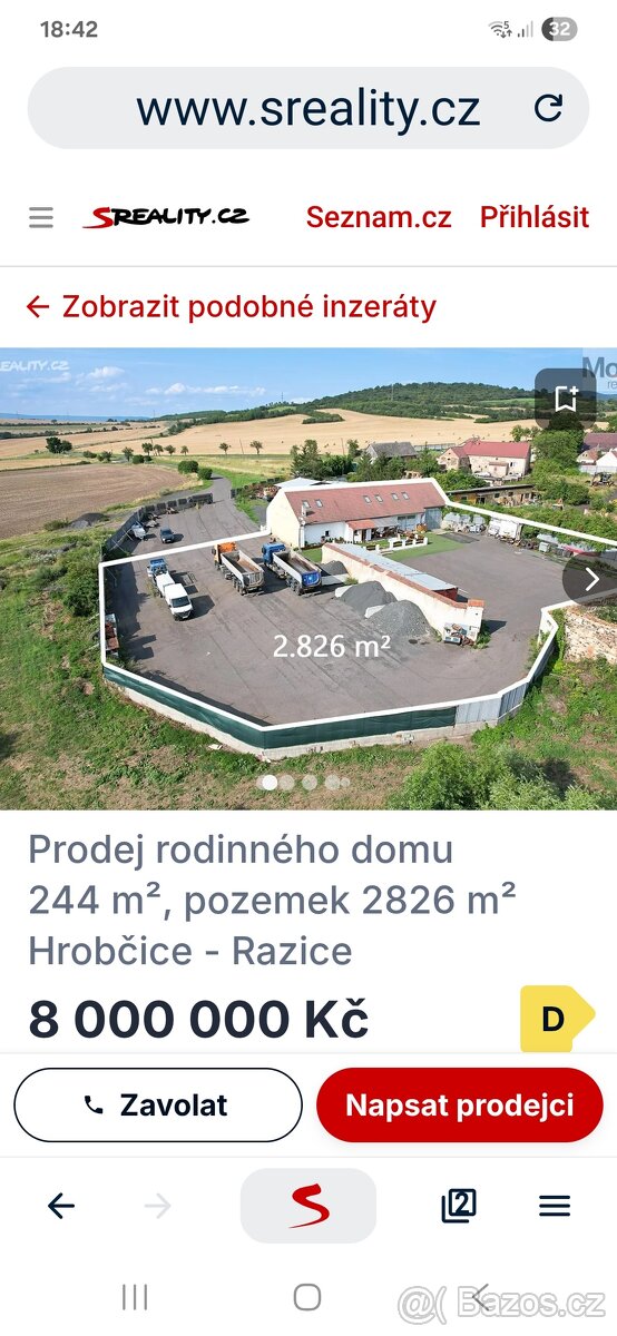 Prodám rod.dům s pozemkem