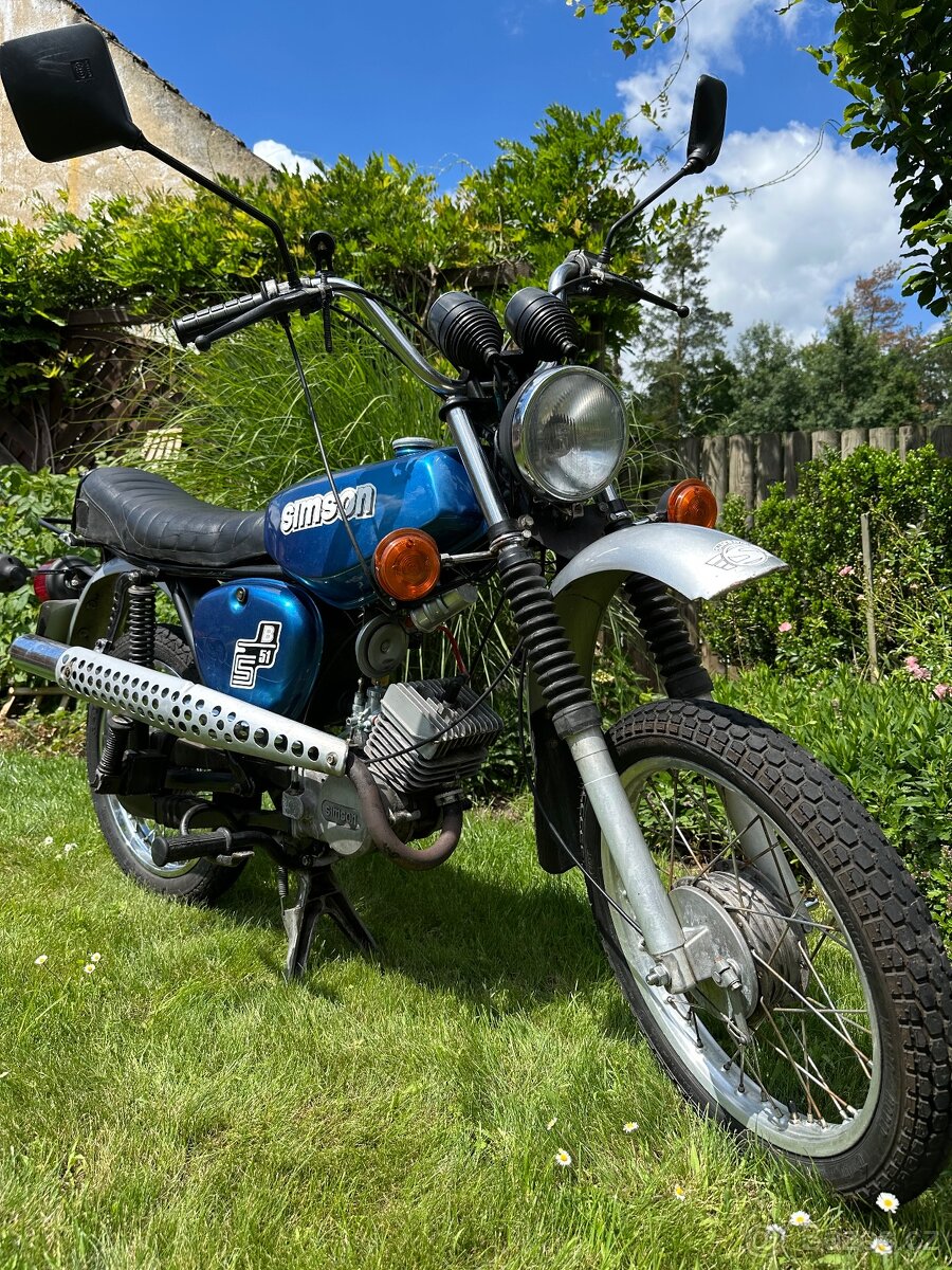 Simson S51B - S papíry - platný TP