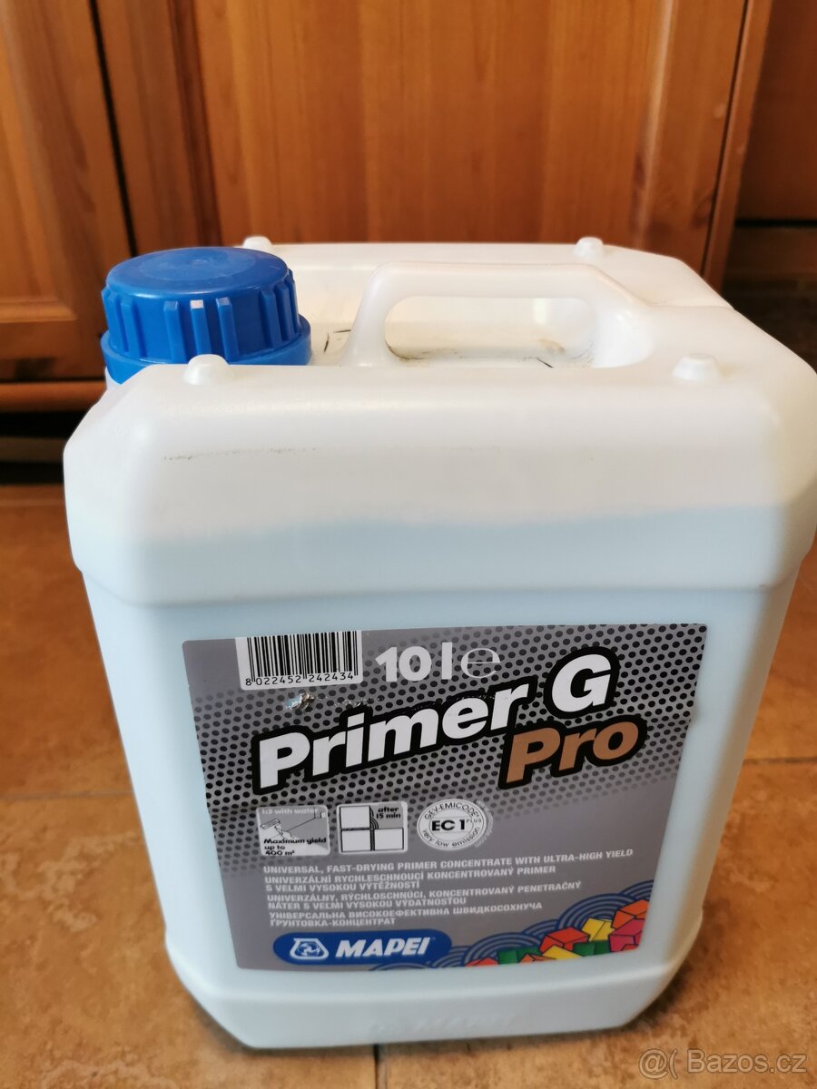 Penetrace Mapei Primer G a Ceresit hloubková penetrace
