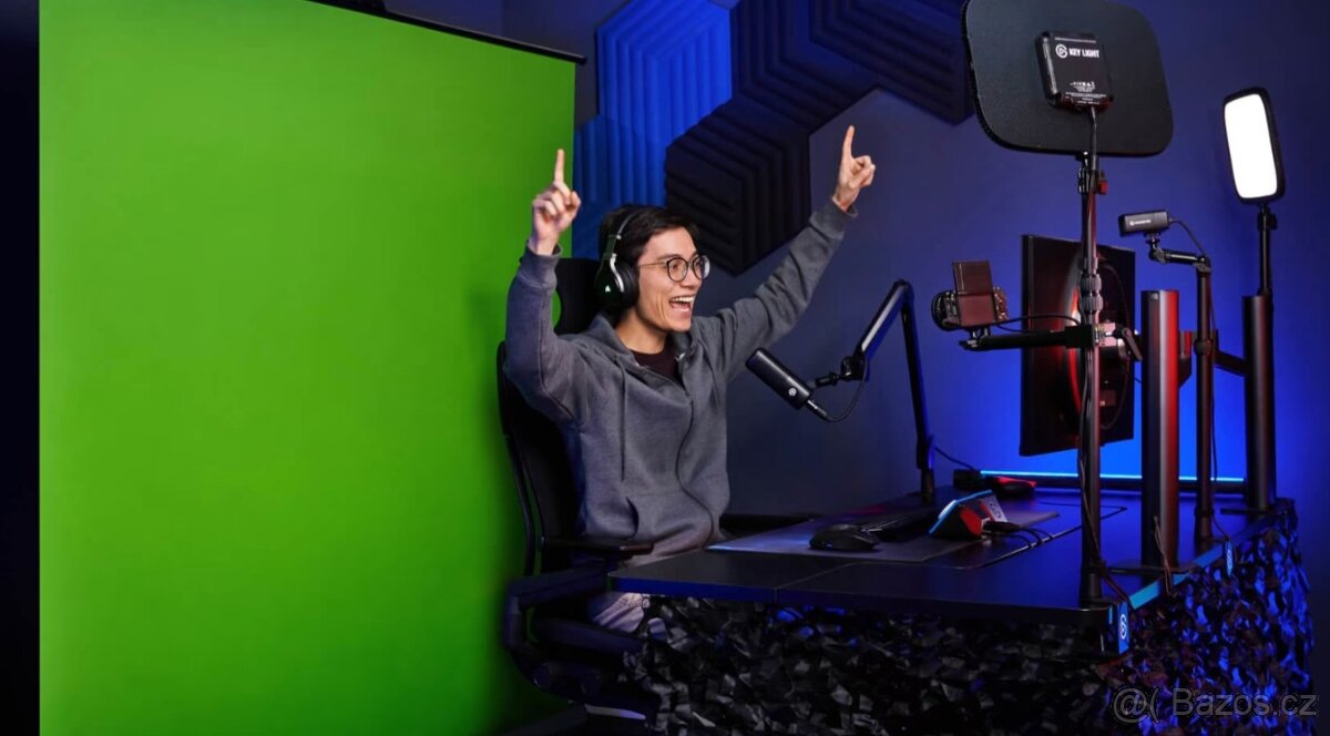 Green screen Elgato zelené plátno XL