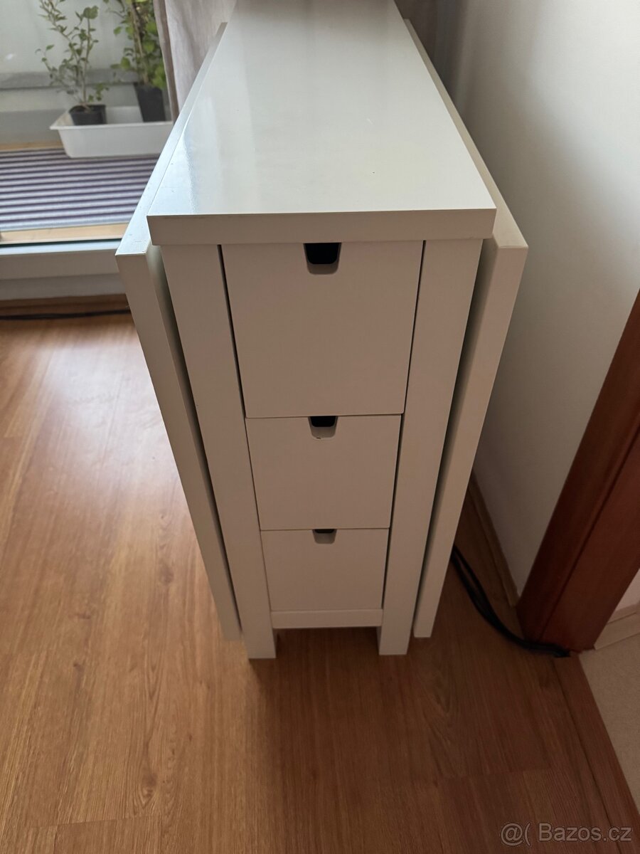 Jidelni rozkladaci stul Ikea Norden bily
