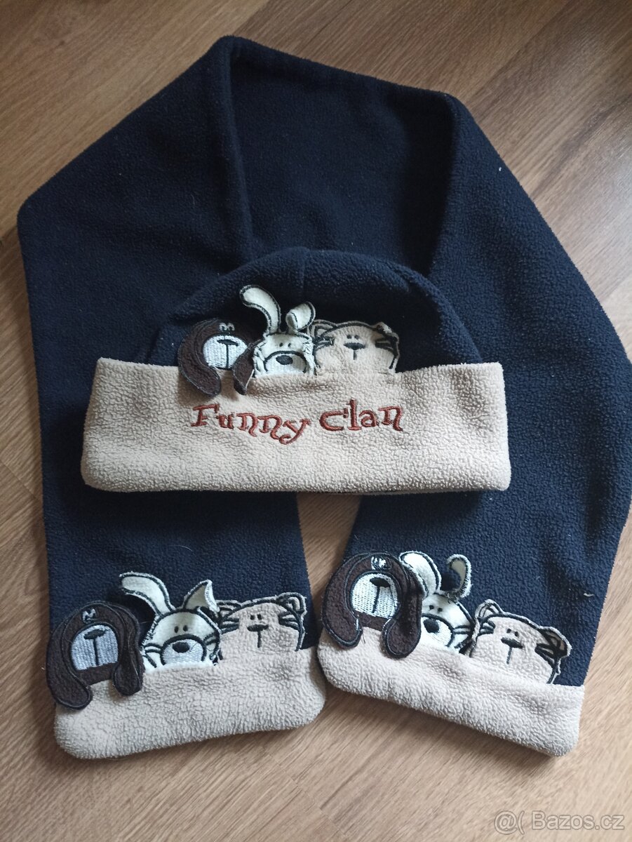 Dětský set čepice a šály