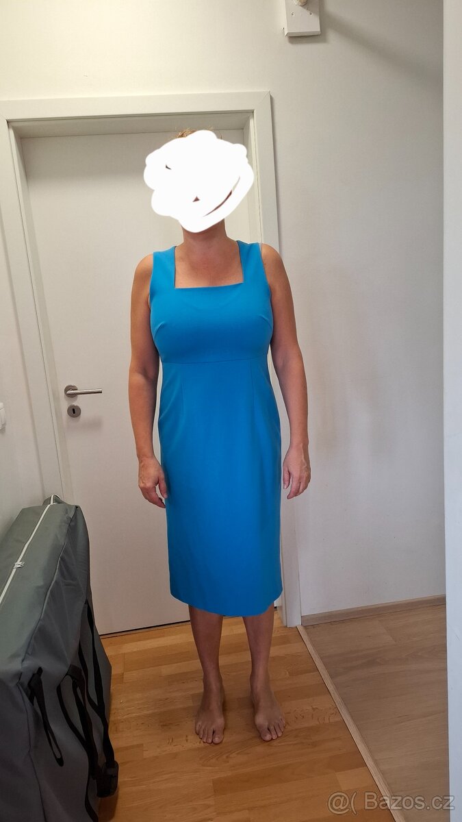 Hugo Boss modré šaty v.42 nové