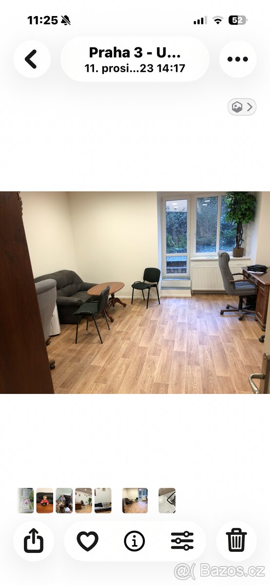 Bydlení se vstupem na zahrádku v centru Prahy