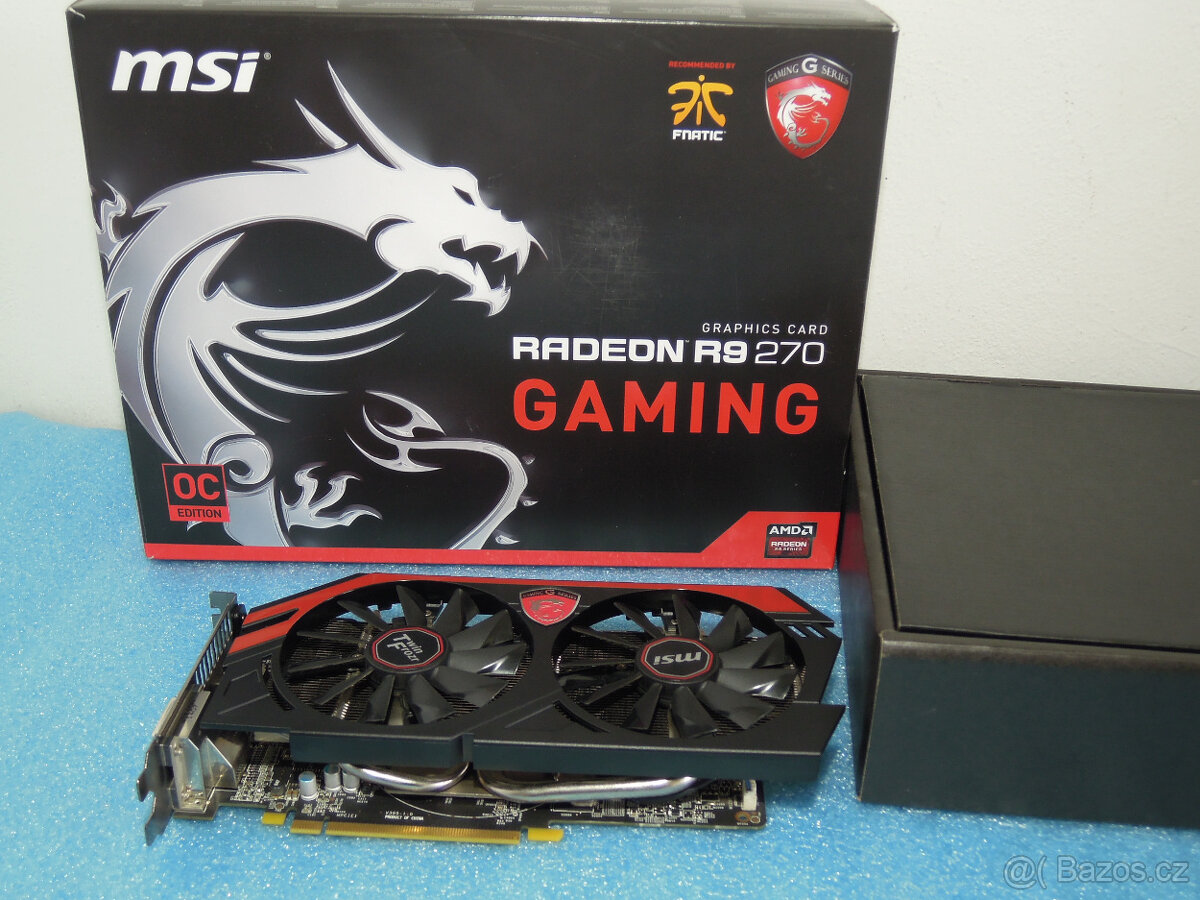 Herní Grafika MSI R9 270 Gaming 2G 2GB GDDR5