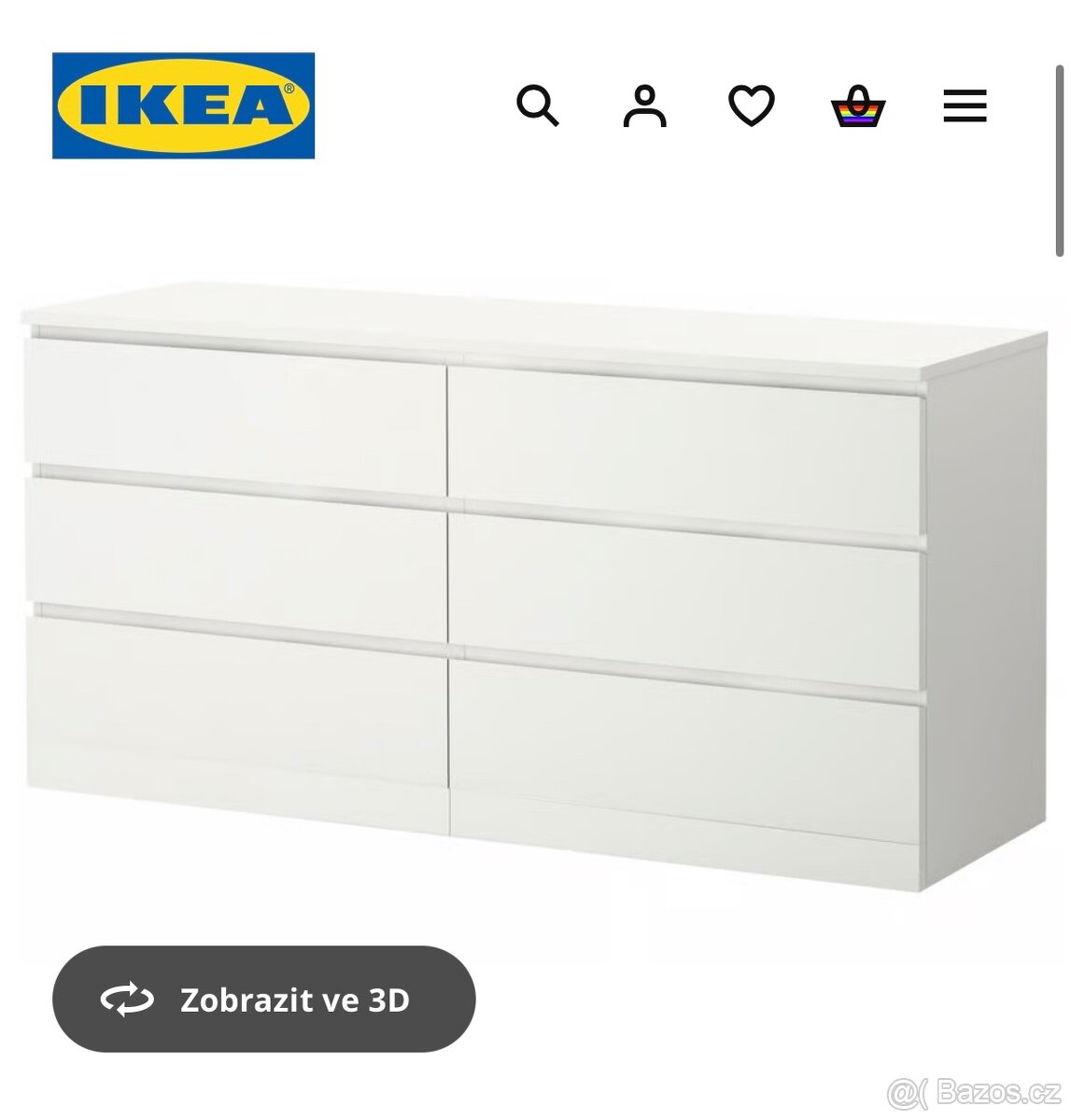 Ikea komoda MALM