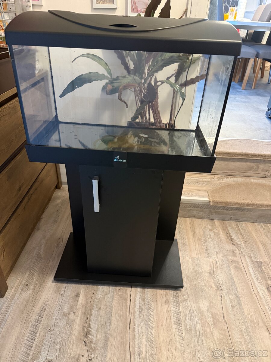 Akvárium 60l a skřínku