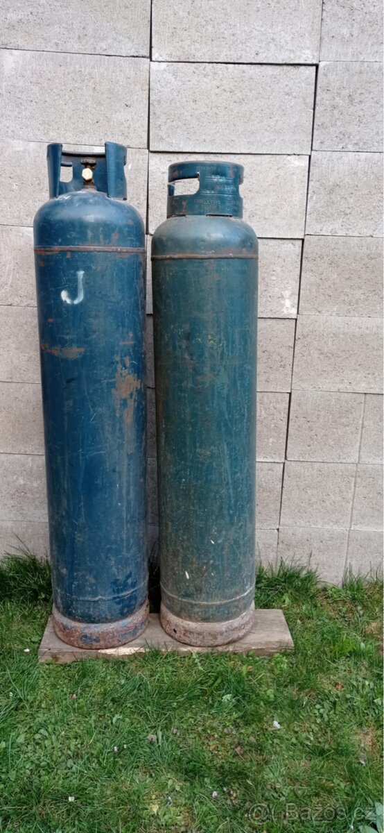 Propanbutanová lahev 33 kg - 2 ks k odběru