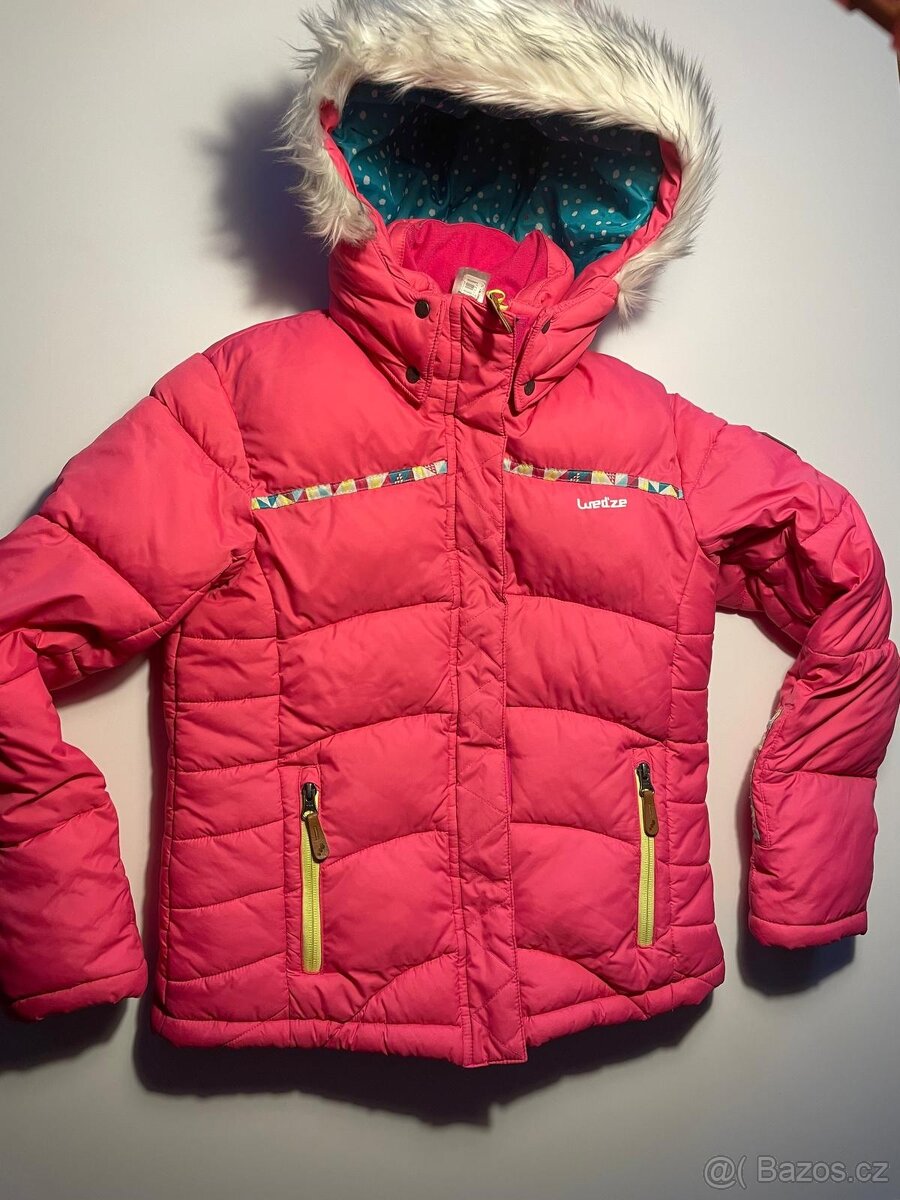 Dívčí zimní lyžařská bunda WEDZE vel.143-150 lok. Prostějov