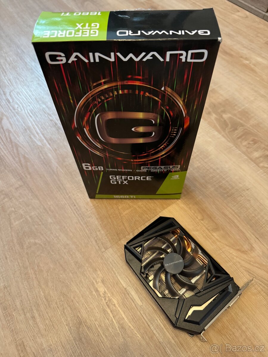 GAINWARD GeForce GTX 1660Ti 6G PEGASUS, originální krabice