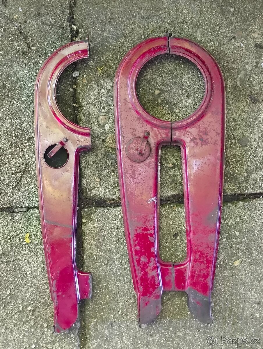 Kryt řetězu Jawa 250 350 354 353 velká kývačka půlbuben