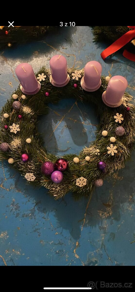 Adventní věnec na přání