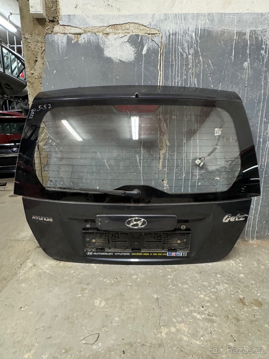 Hyundai Getz, zadní 5. (páté) dveře