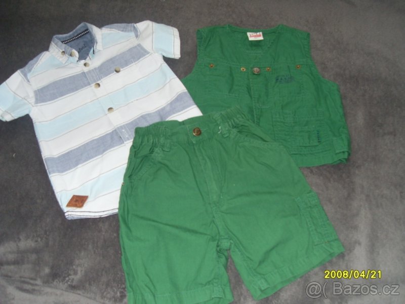 dětský letní komplet od 7 do 15měs,značka H&M