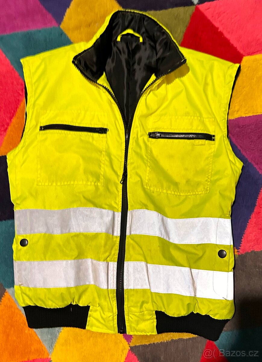 TACOMA REFLEXNÍ PRACOVNÍ TEPLÁ SILNÁ VESTA -M(L-XL)