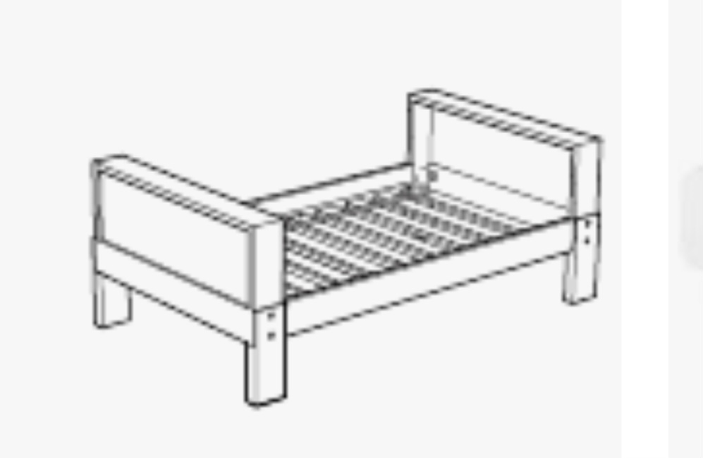 Ikea Vikare rostouci postel