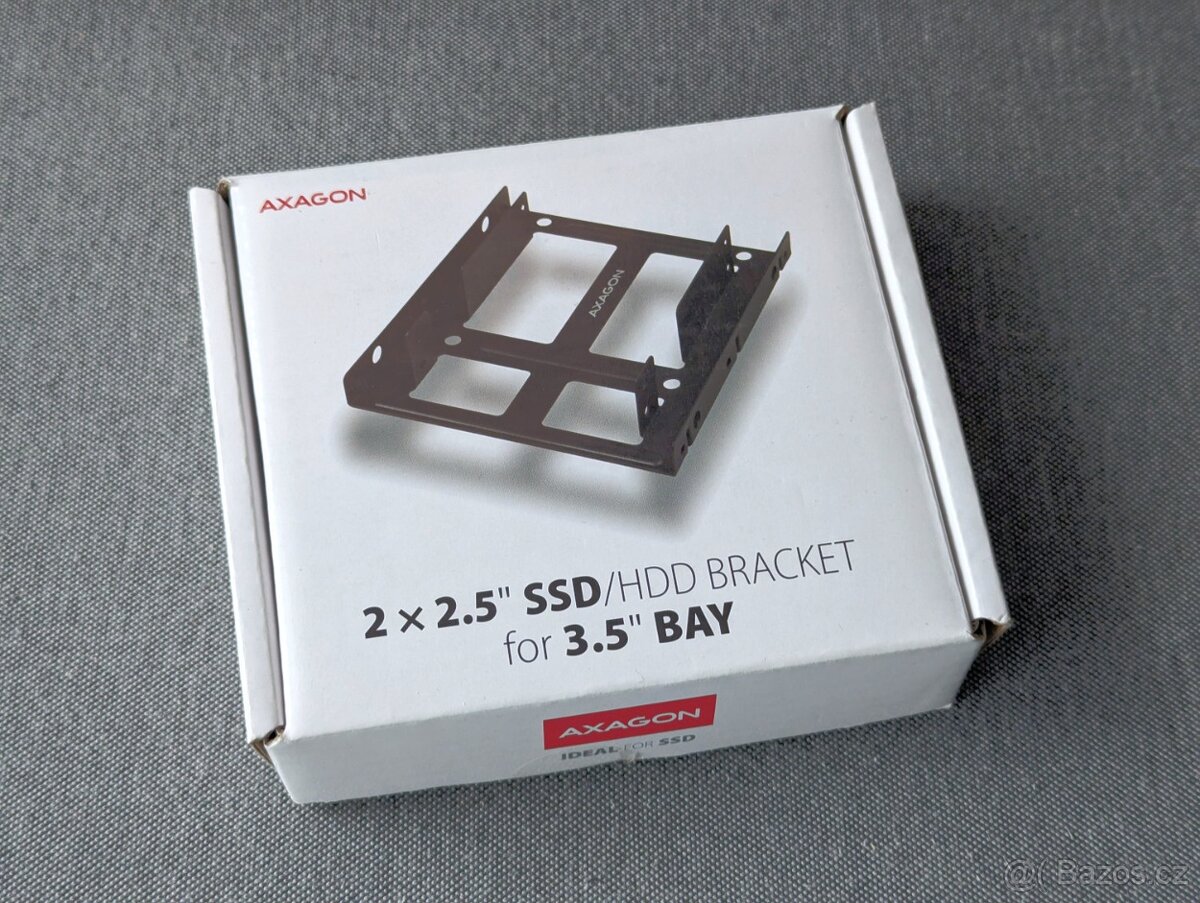 AXAGON rámeček pro SSD/HDD 2x2.5" do 3.5" slotu