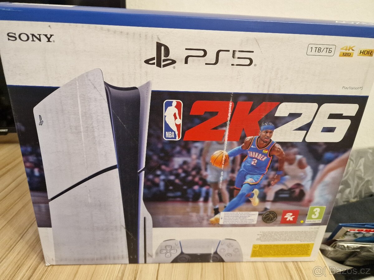🎮 PlayStation 5 Slim (1TB) + NBA 2K26 – záruka