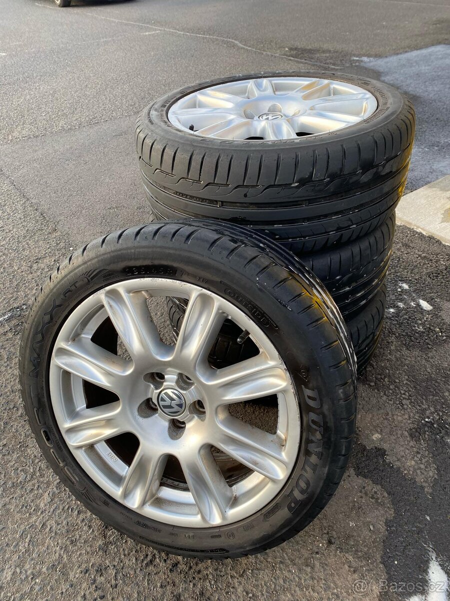 Alu kola Volkswagen s pneu Dunlop Sport Maxx RT