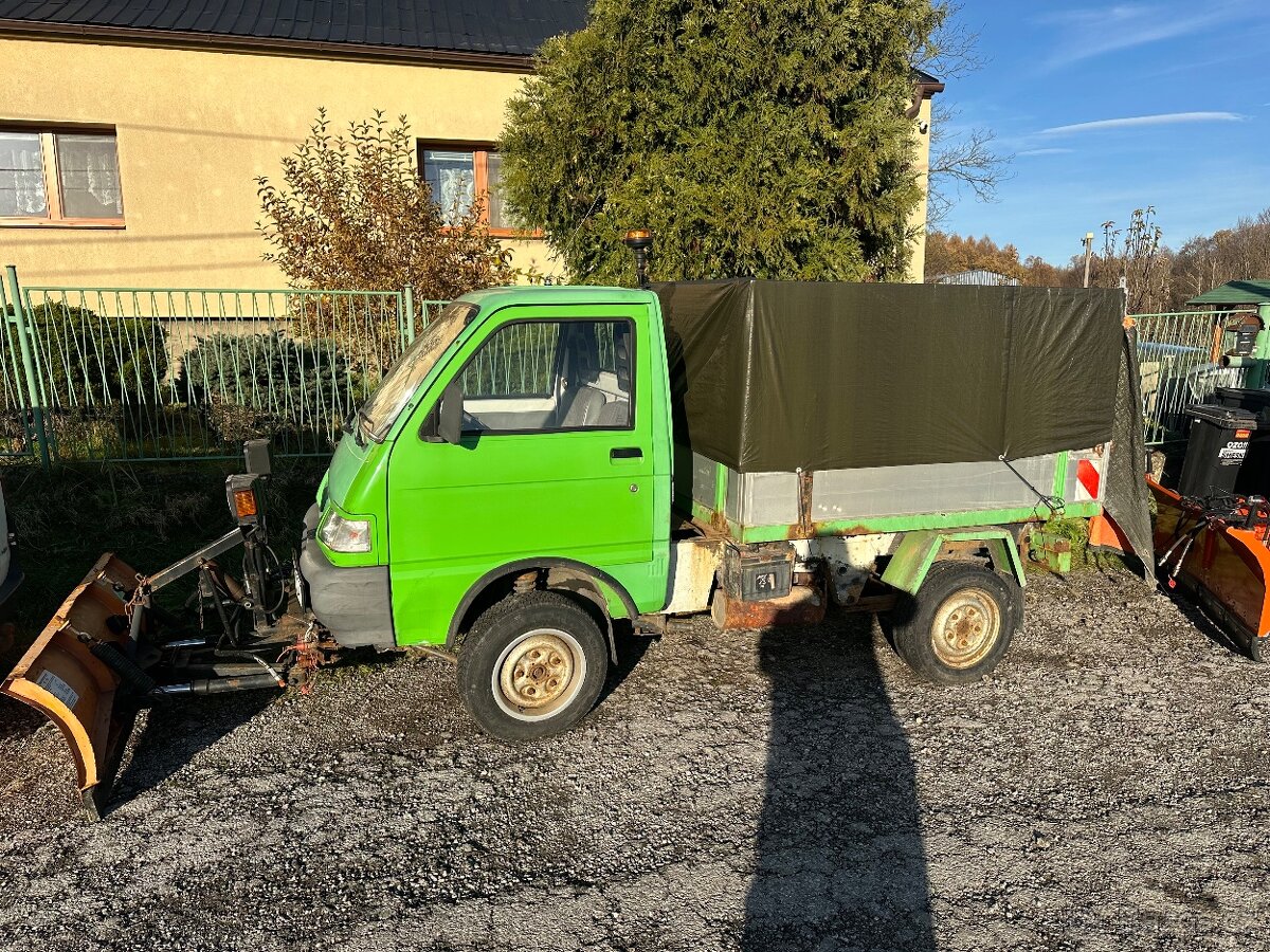 Piaggio porter 1,3i 4x4 zimní údržba