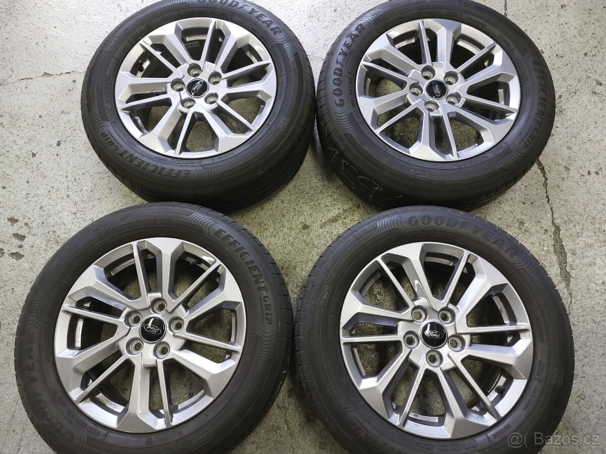 Originál alu kola antracit 16" na Ford Focus letní Goodyear