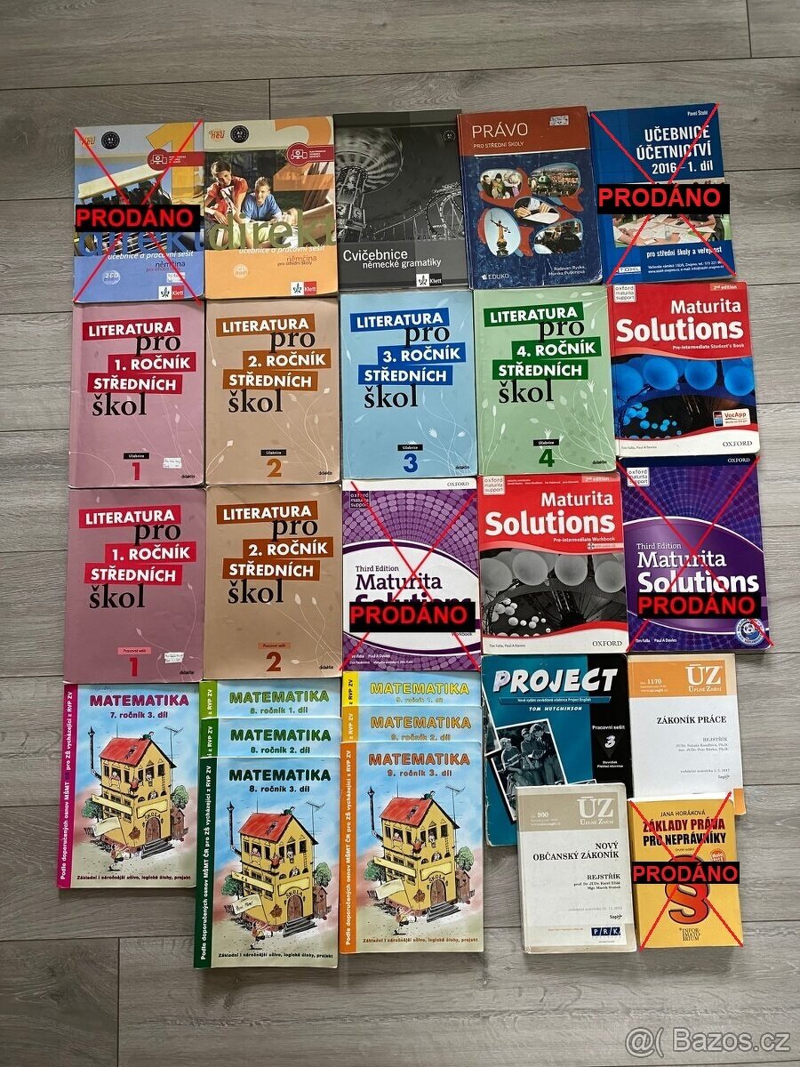 Učebnice a pracovní sešity do školy (Mix)