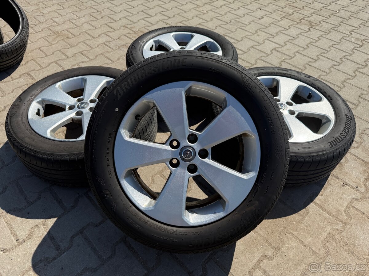 4x al kola 5x115 17 + pneu letní 225/55 R17
