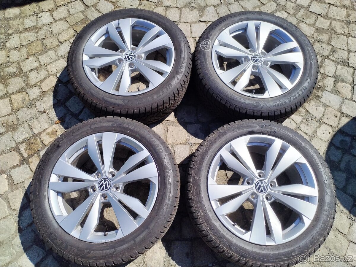 VW ID.3 orig. zimni kola 5x112 + 215/55/18 ZIMA