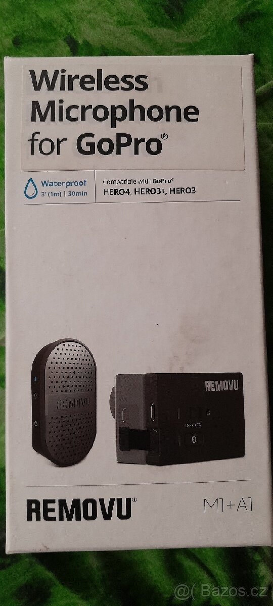 Gopro hero 3 4 Removu bezdrátový vodotěsný mikrofon