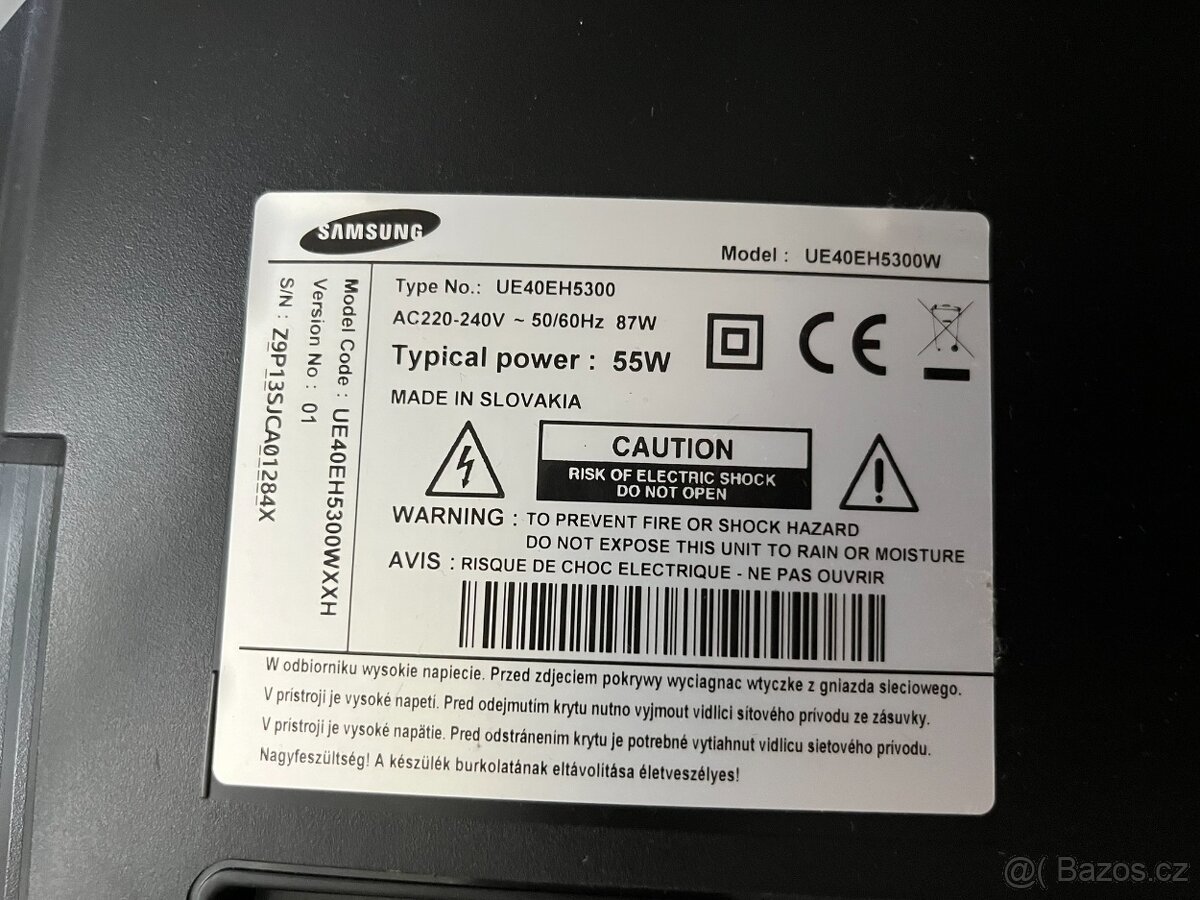 LED televize Samsung UE40EH5300W