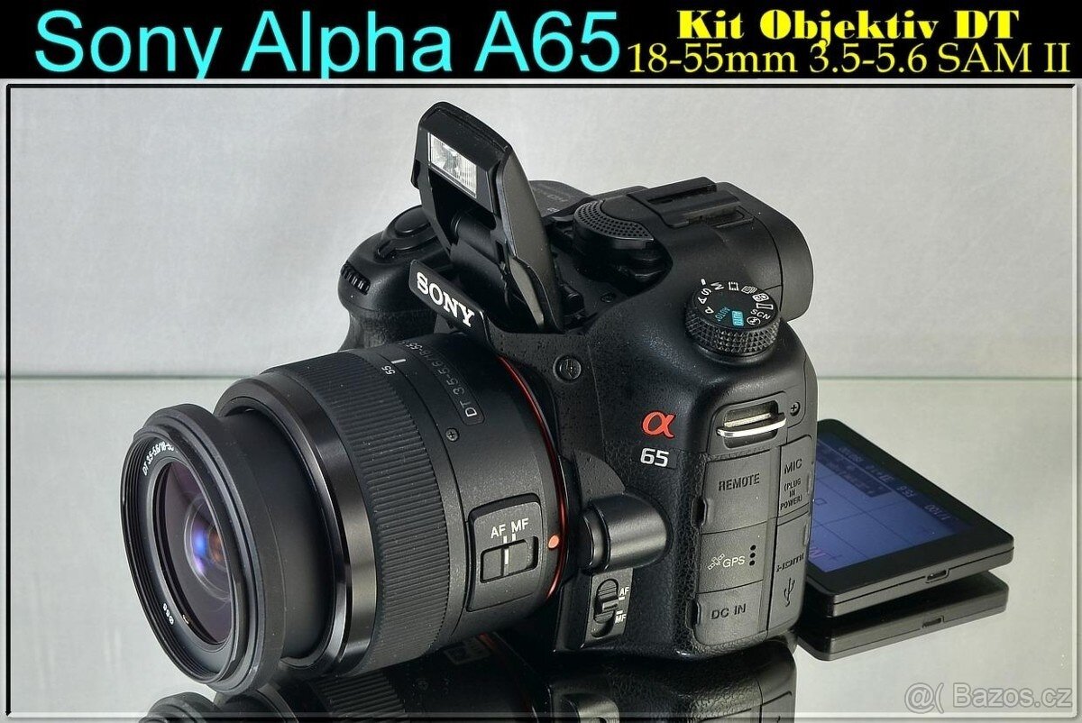 Sony SLT-A65 +18-55mm 24,3MPixFull HDV5600 Exp.