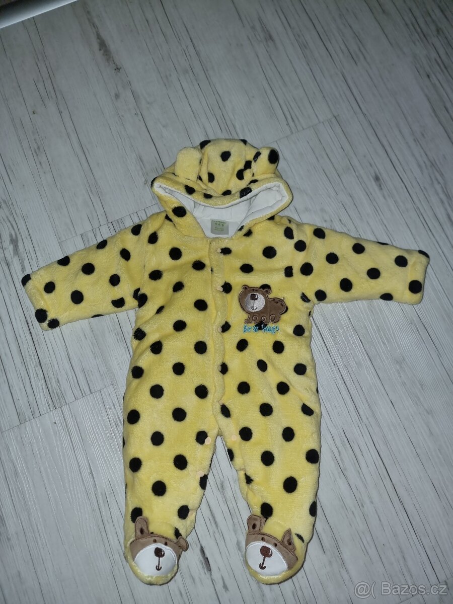 Dětský zimní teplý overal vel. 6 měsíců