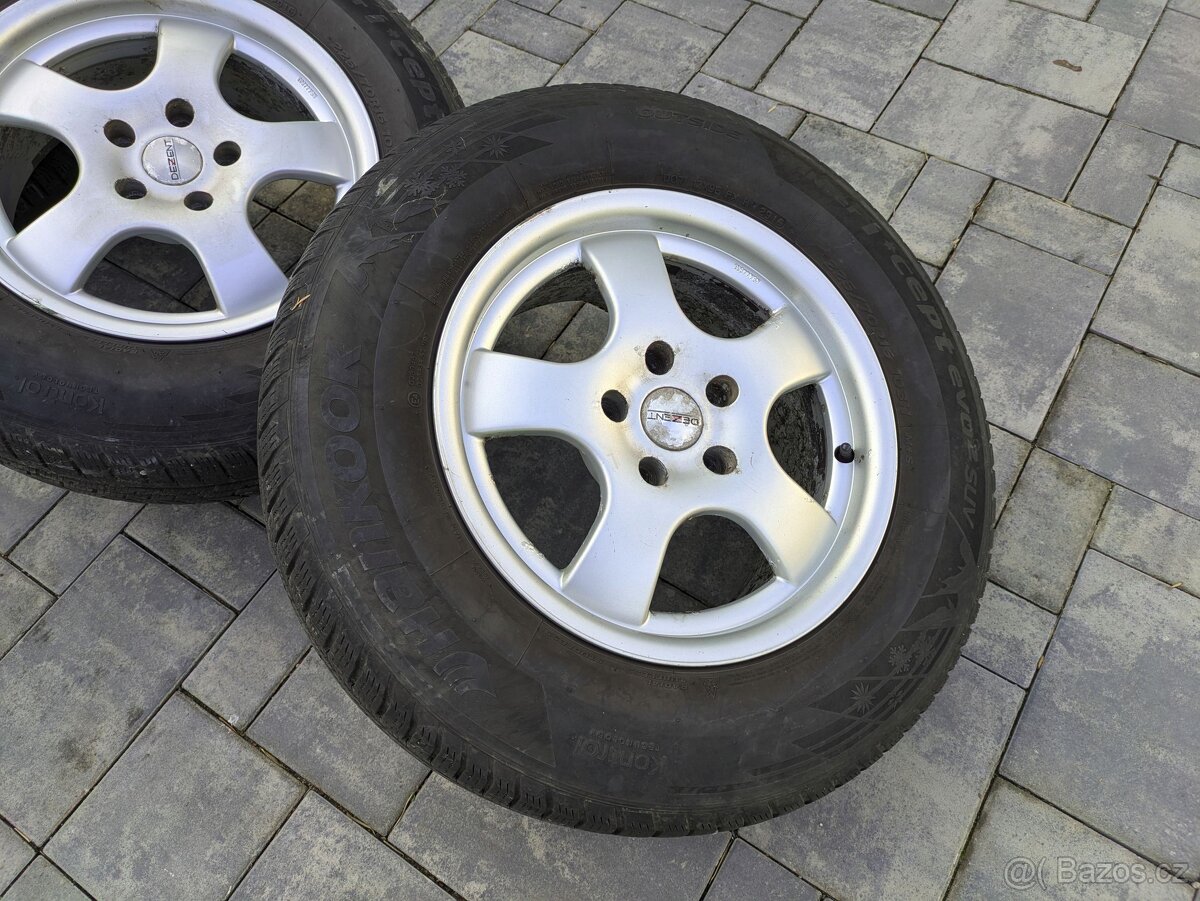 Alu kola R16 + zimní pneu