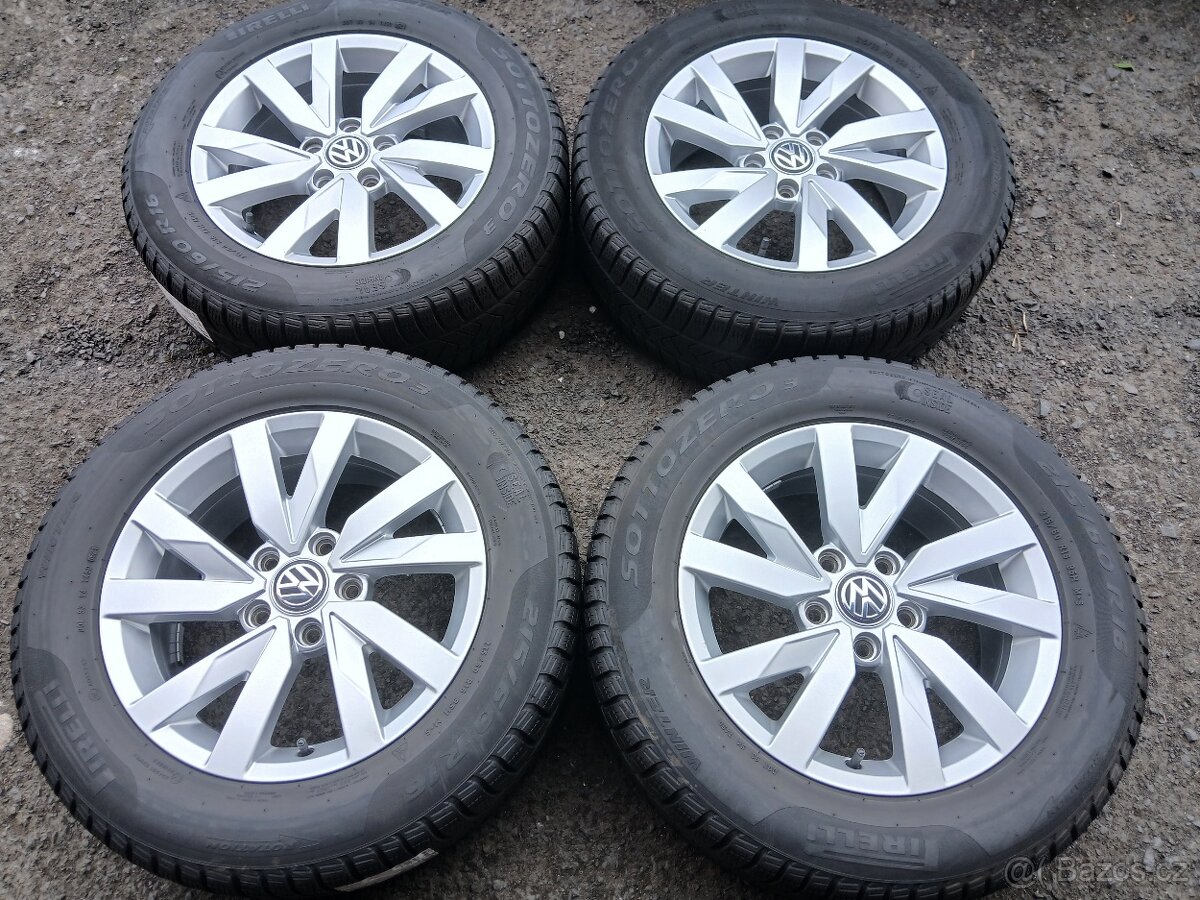 Sada Orig ALU kol VW 215/60R16 zimní