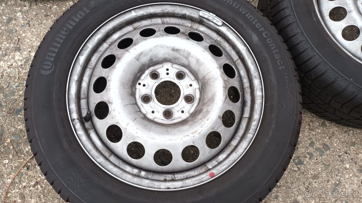 V klasse Vito Viano originální disky 225/55 r17 Continental