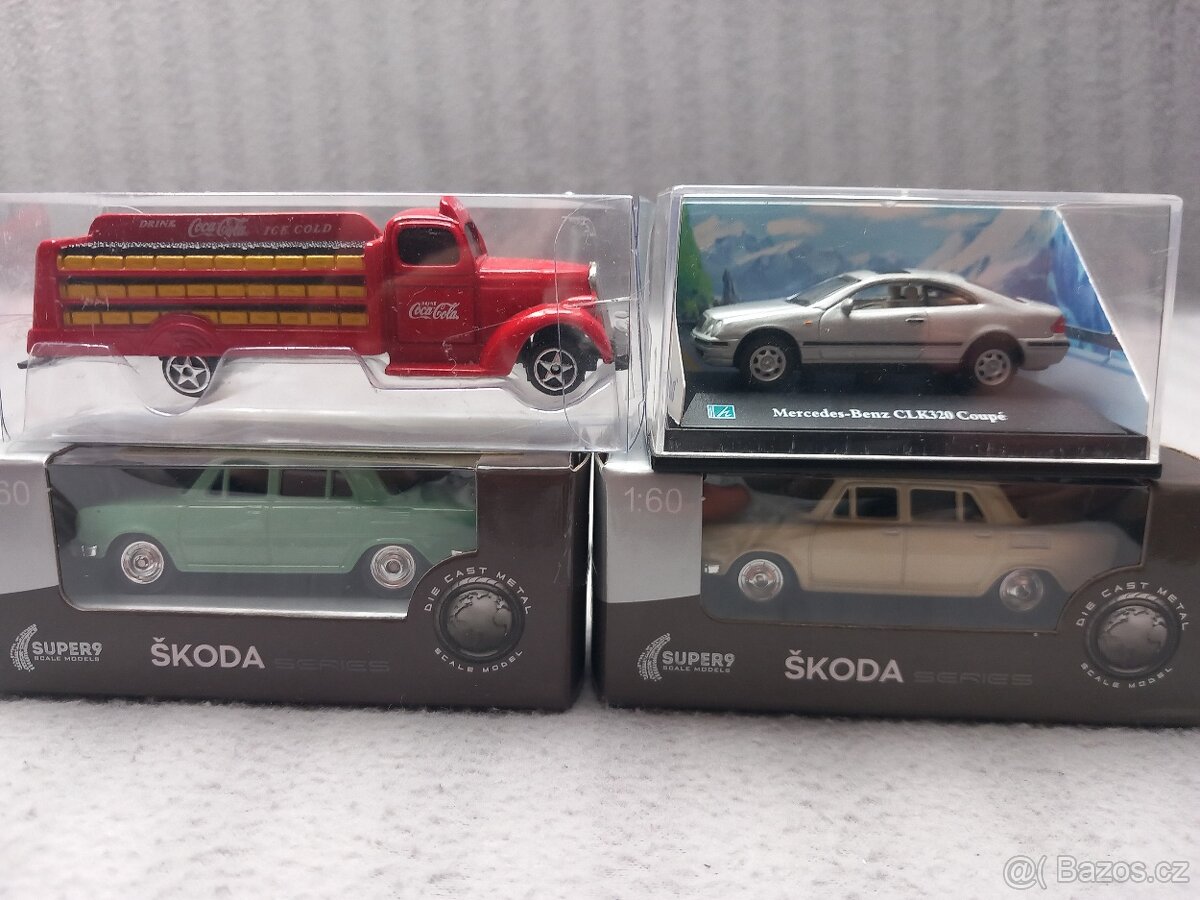 Sběratelské modely - autíčka