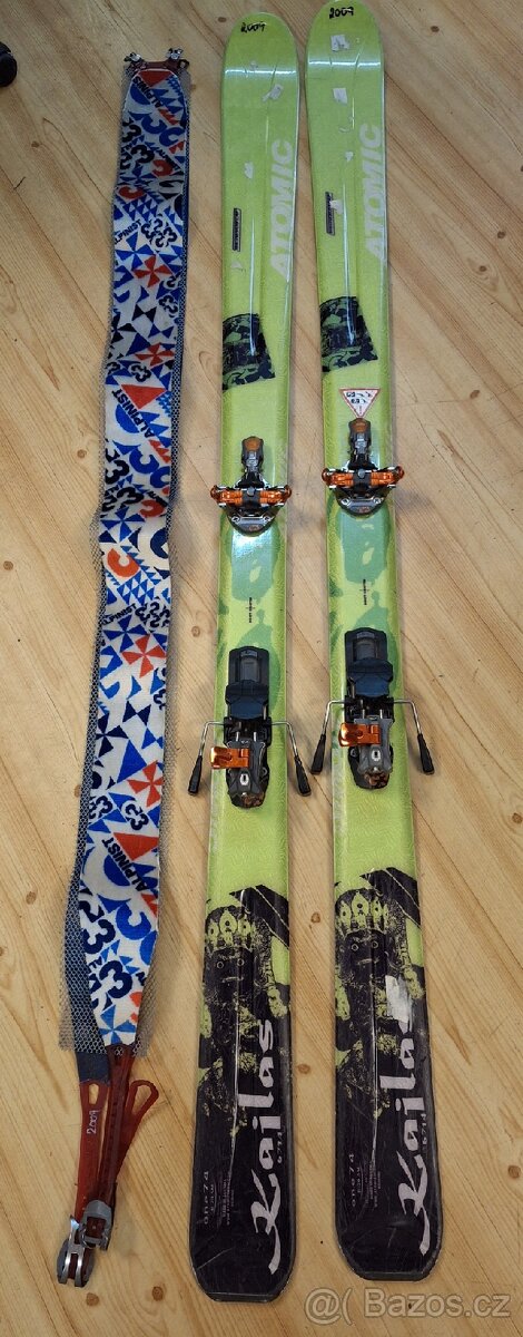 Freeride lyze Atomic Kajla 90mm 169cm +vazani G3 Ion 10