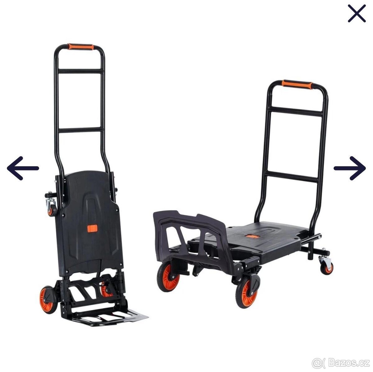 Hliníkový ruční vozík 2v1
Novy