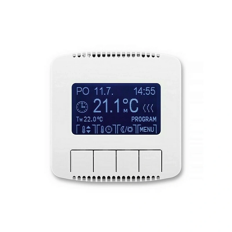 Termostat univerzální digitální ABB Tango bílá + přístroj