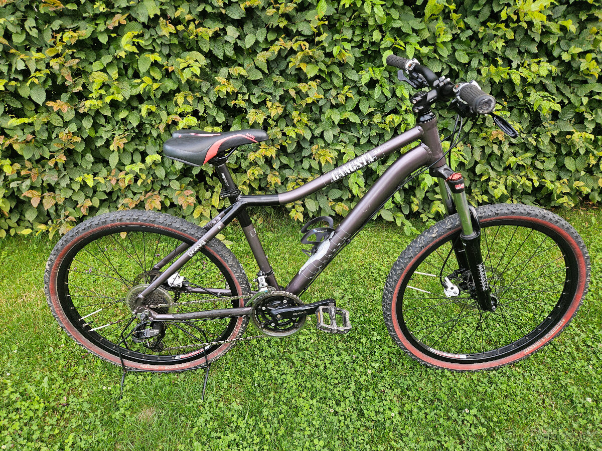 26" horské hliníkové kolo AGANG, rám 17", hydraulika